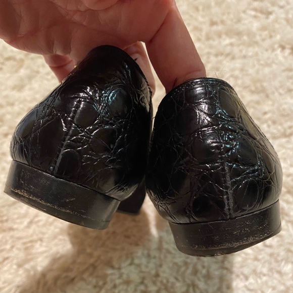 Salvatore Ferragamo black flats size 9 - Vintage - Picture 3 of 12